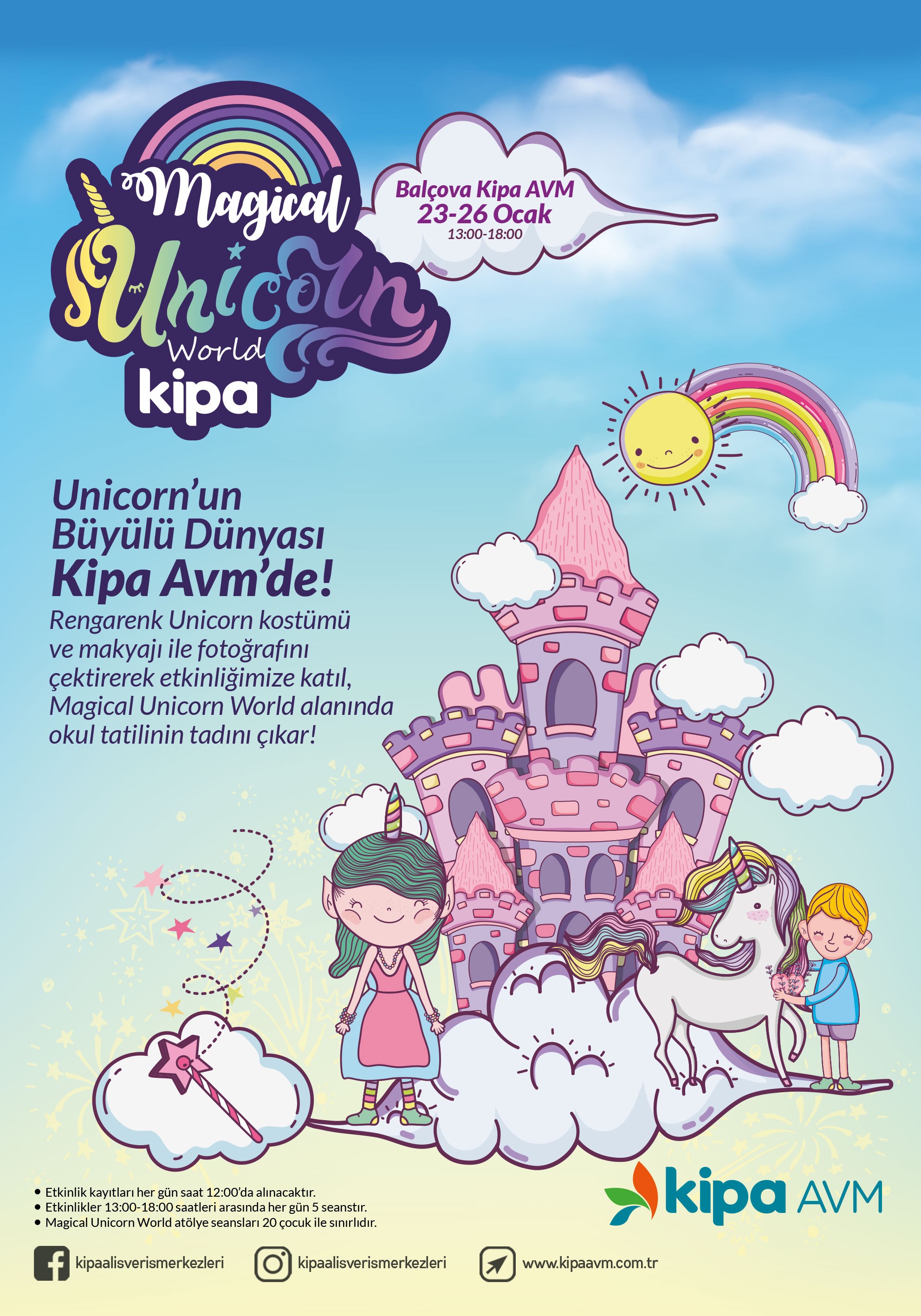 Magical Unicorn World Balçova Kipa AVM'de!
